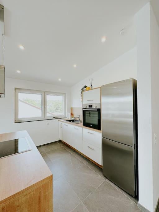 Apartment 100 Qm Im Weindorf - Balkon/Garage Aspisheim 外观 照片