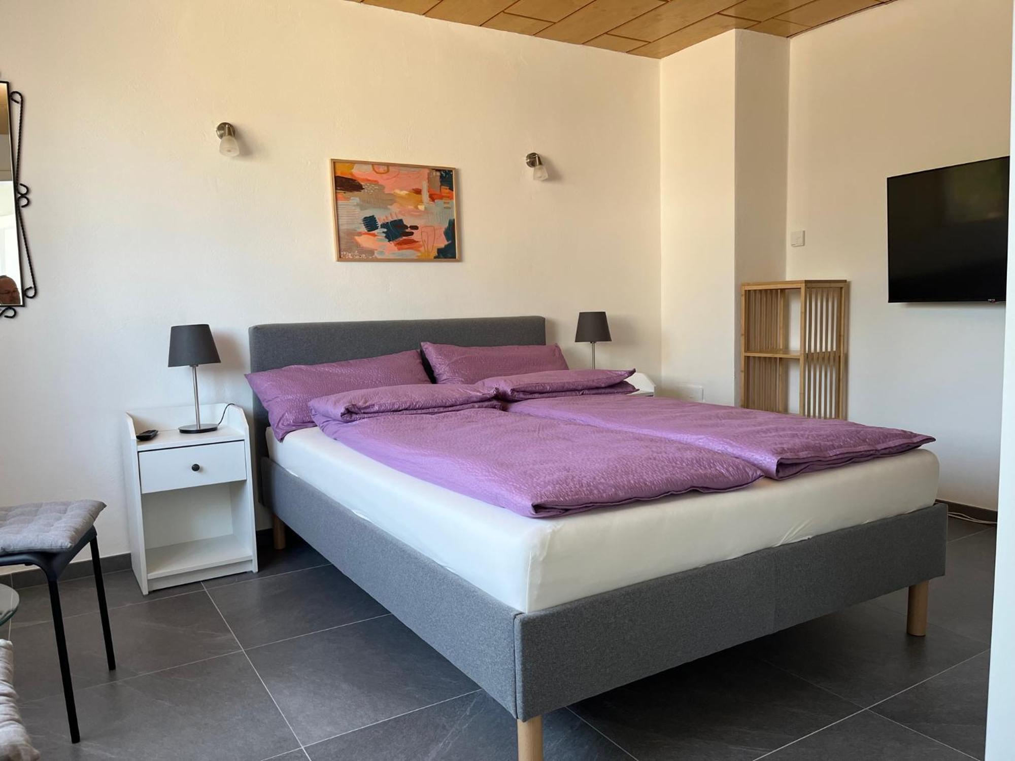 Apartment 100 Qm Im Weindorf - Balkon/Garage Aspisheim 外观 照片