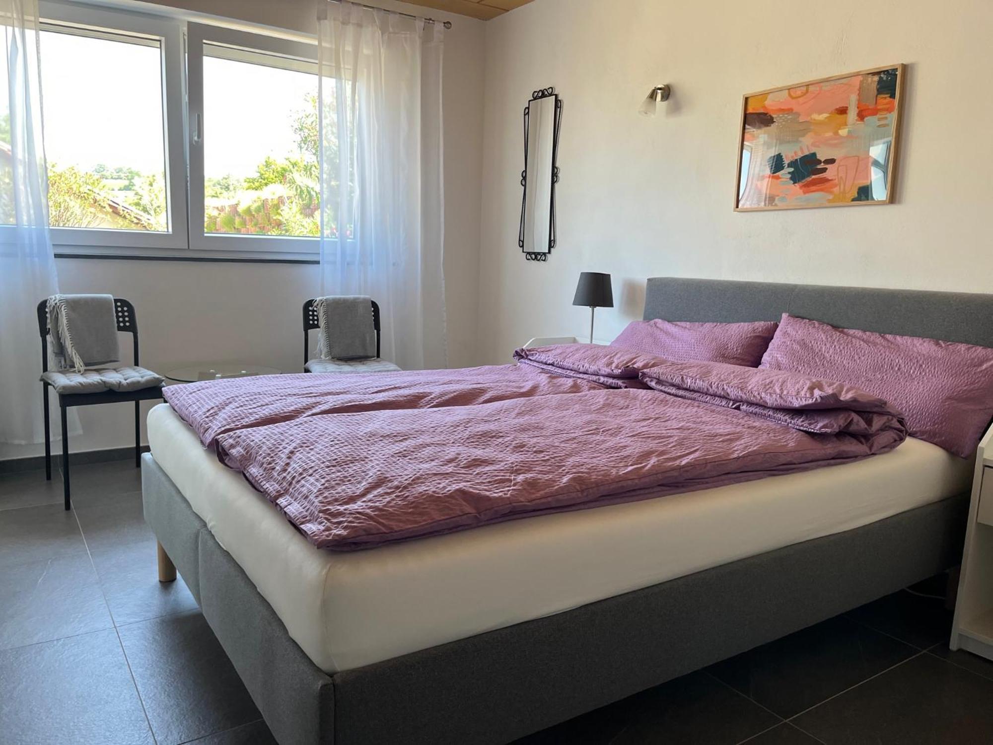 Apartment 100 Qm Im Weindorf - Balkon/Garage Aspisheim 外观 照片